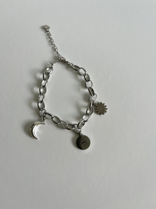 Bracelet silver Lune