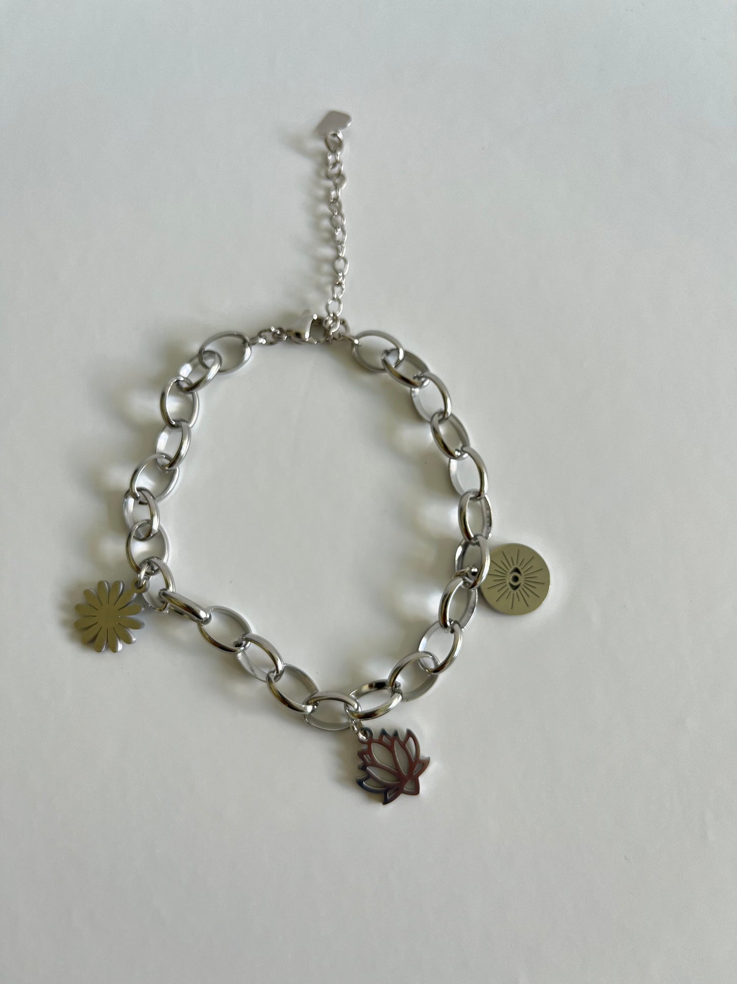 Bracelet silver Lotus